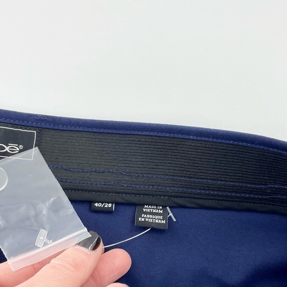 Oobe Work Casual Dress Pants Blue Straight Leg Uniform Unisex Pant 40/28 - Picture 6 of 13